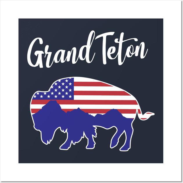 Grand Teton National Park T-Shirt Wall Art by Terrybogard97